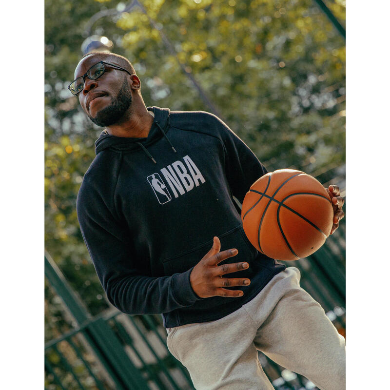 Damen/Herren Basketball Hoodie NBA Logo - 900 schwarz 