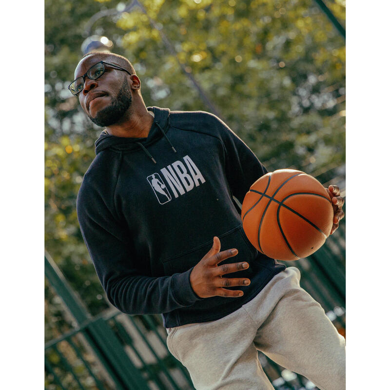 Felpa con cappuccio basket adulto unisex 900 NBA nera