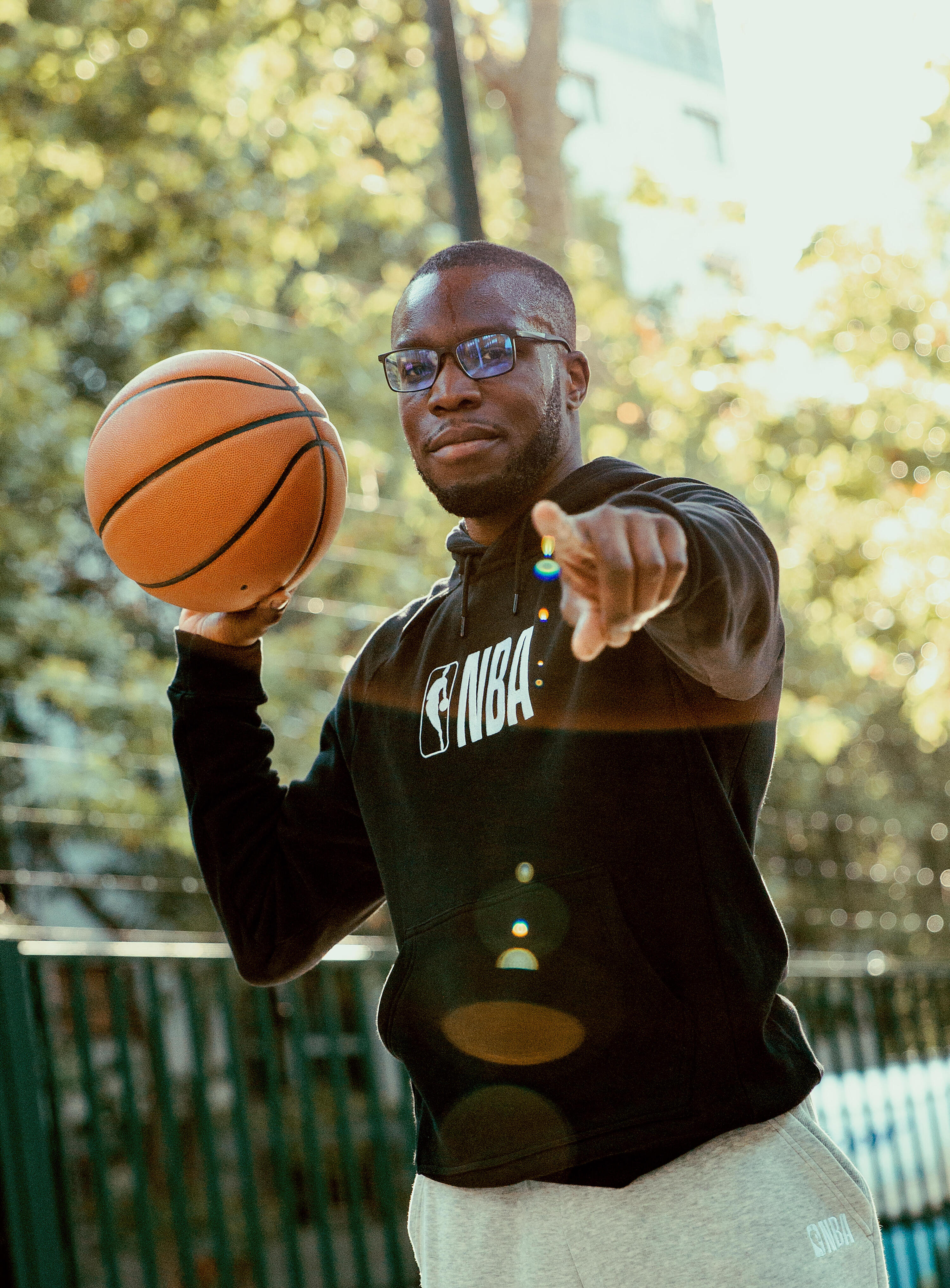 Sweat à capuche NBA homme femme 900, noir 27/28