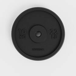 Cast Iron Weight Training Disc Weight - 5 kg 28 mm - Decathlon