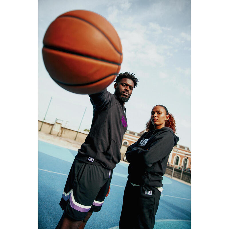 Basketbalhoodie heren/dames 900 NBA zwart