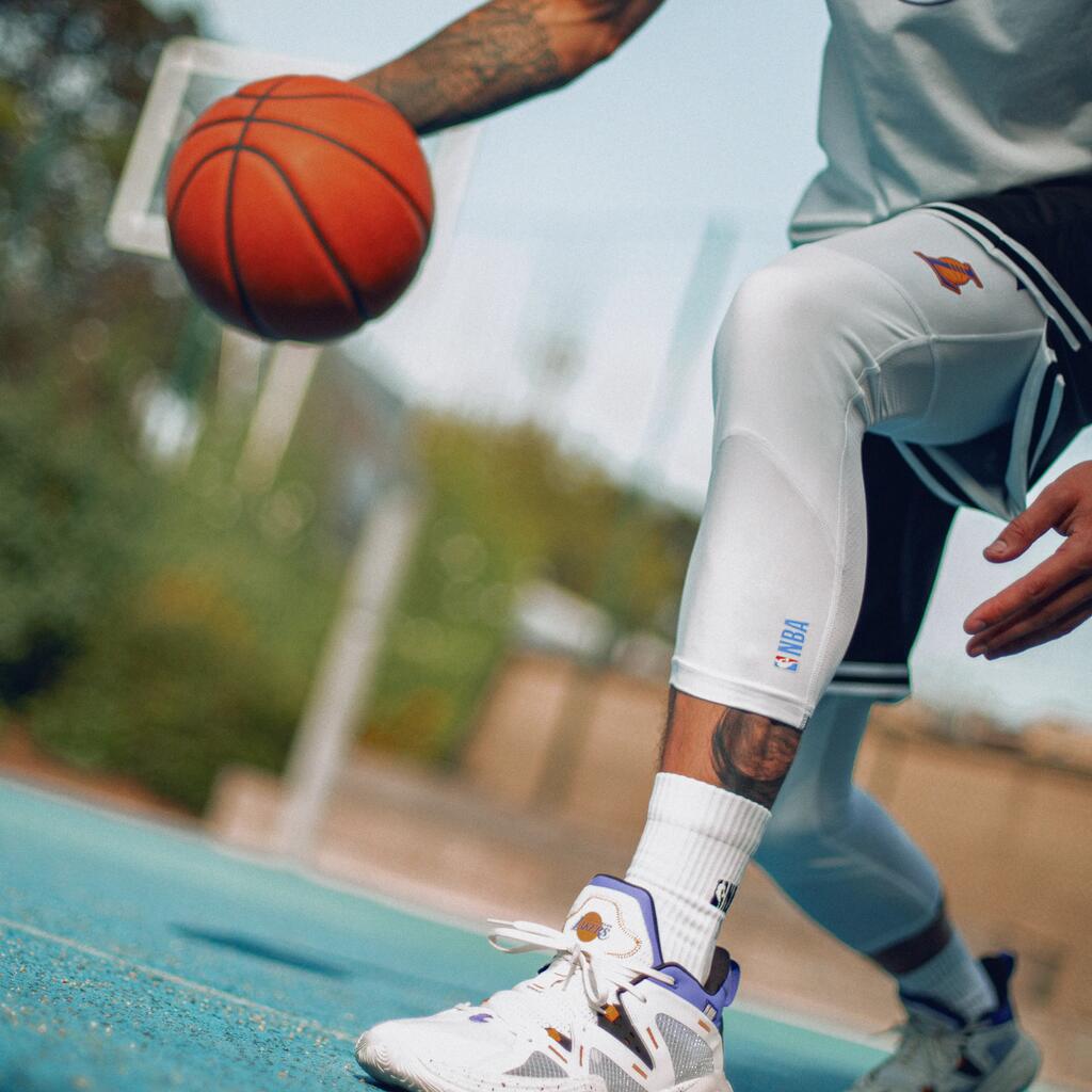 CHAUSSURES DE BASKETBALL LOS ANGELES LAKERS HOMME/FEMME -  900 NBA MID-3 BLANC