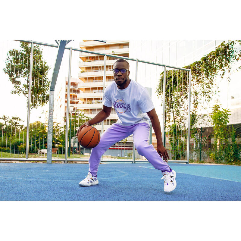 T-shirt de Basquetebol NBA Lakers Adulto TS 900 Branco