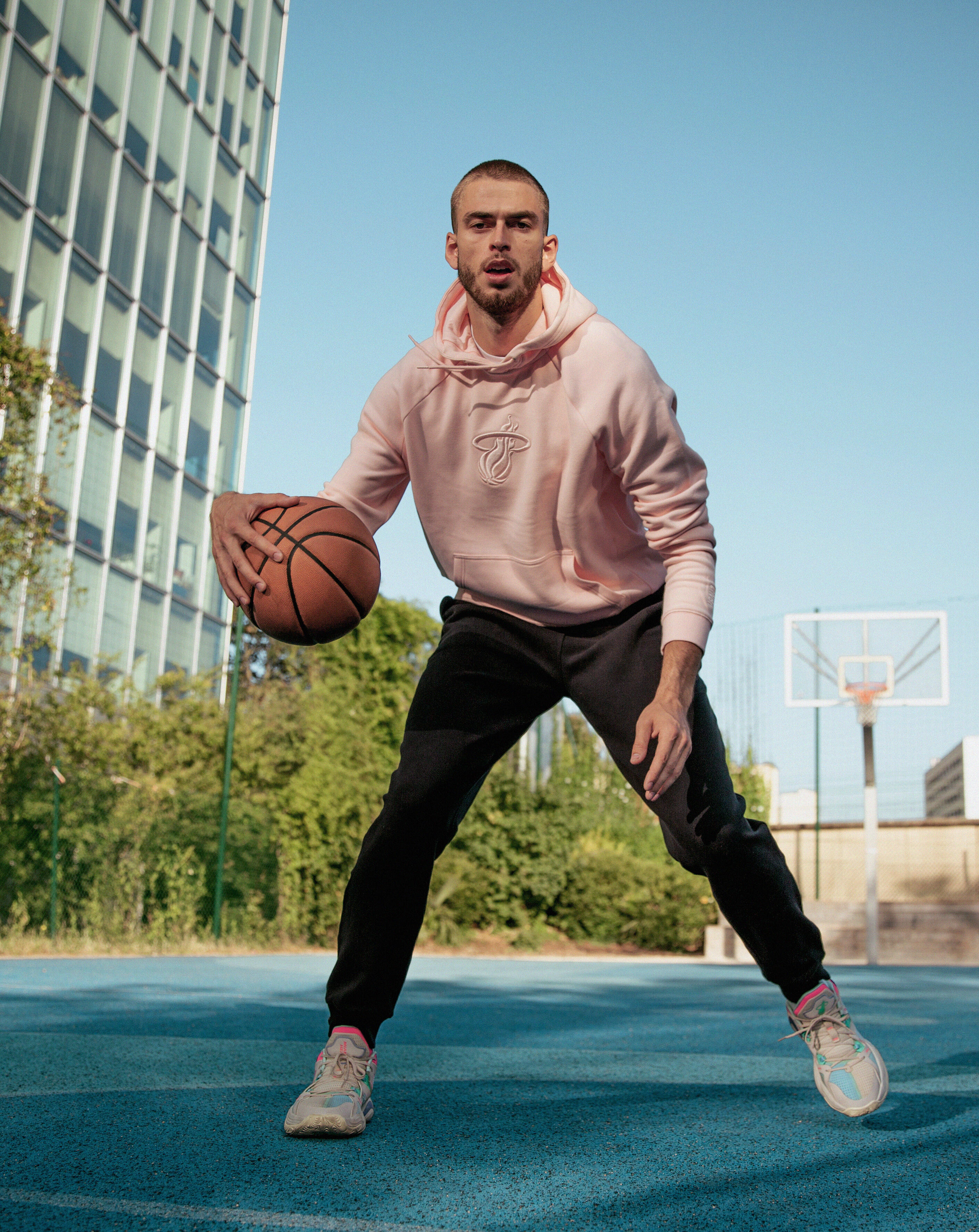 Men's/Women's Basketball Shoes 900 MID-3 NBA Miami Heat/Beige