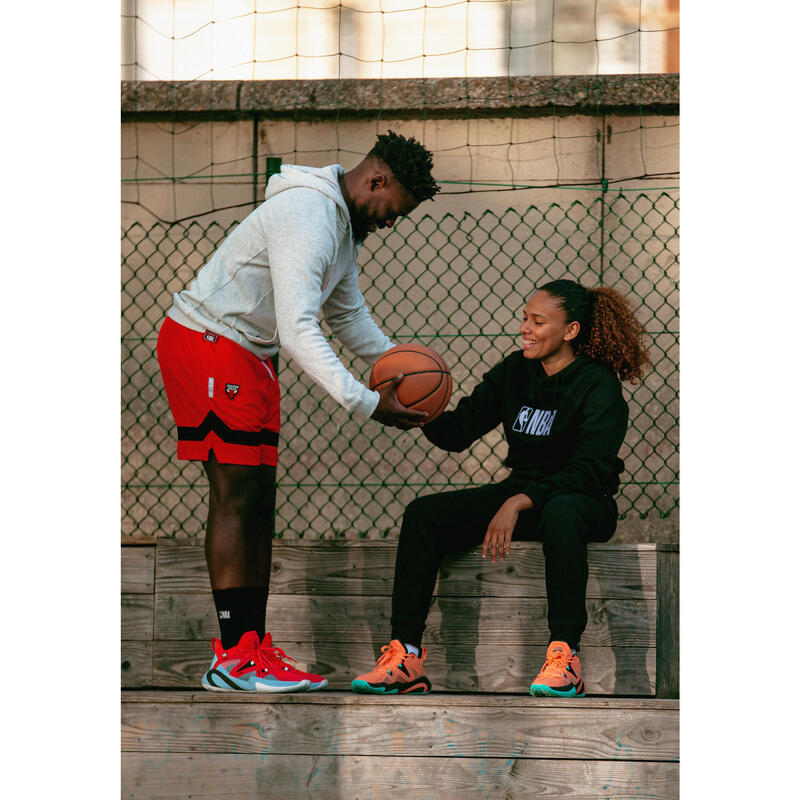 Lot de 2 paires de Chaussettes NBA Basketball - Adulte homme/femme - SO900 noir