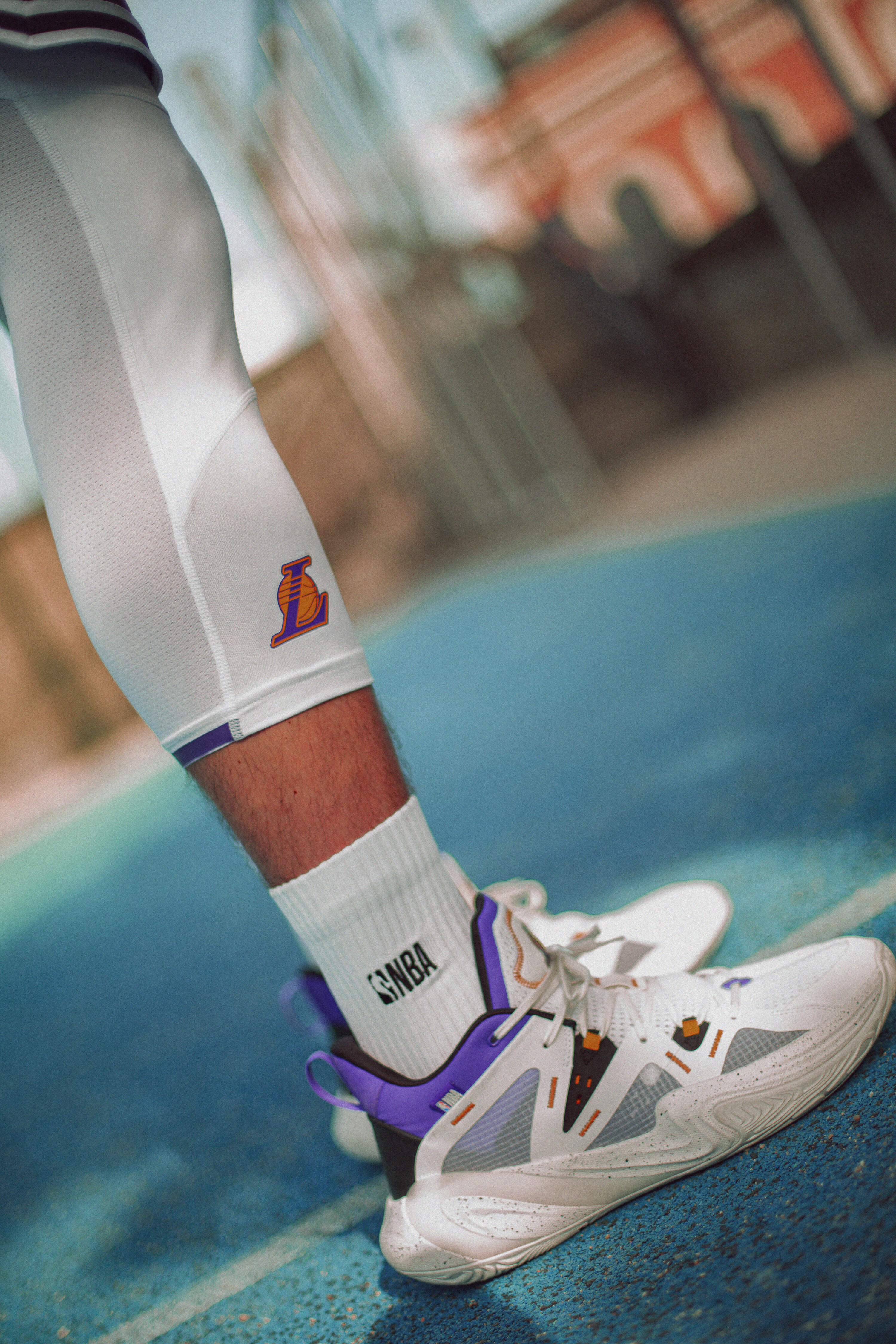 Lote de 2 pares de Calcetines NBA Baloncesto - Adulto unisex - SO900 blanco 12/12