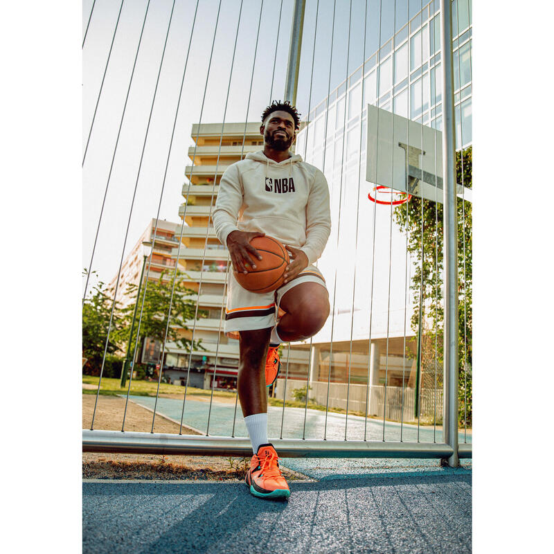 NBA Basketbal hoodie 900 heren/dames beige