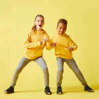 Kids' Cotton Hooded Sweatshirt - Yellow