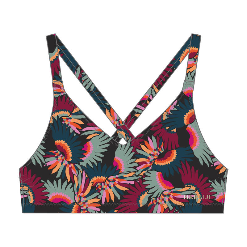 Top bikini Mujer natación multicolor