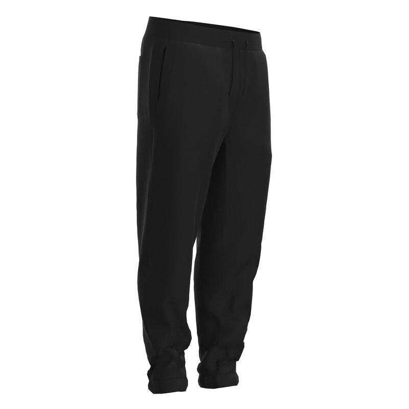 Pantalon de trening Regular 500 călduros Fitness Negru Bărbați