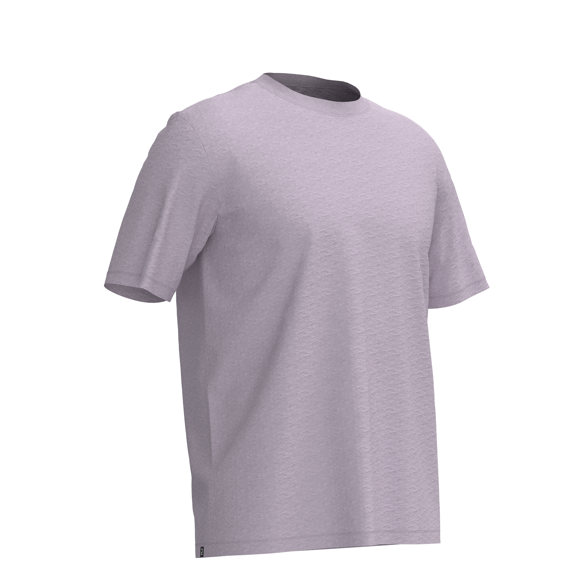 T-Shirt Fitness Homme - 500 Essentials pastel mauve