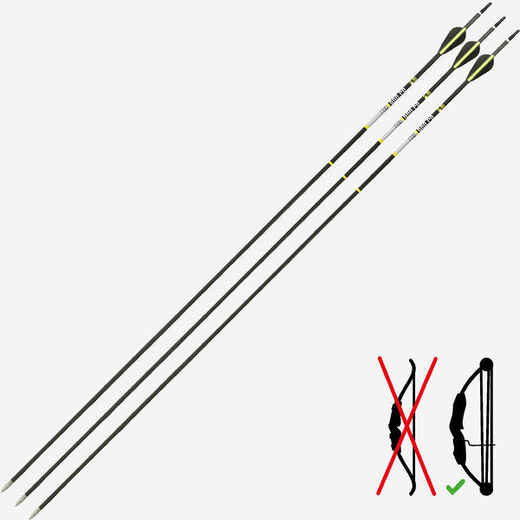 
      Carbon Arrows for Compound Bow Tri-Pack Club 900 CB
  