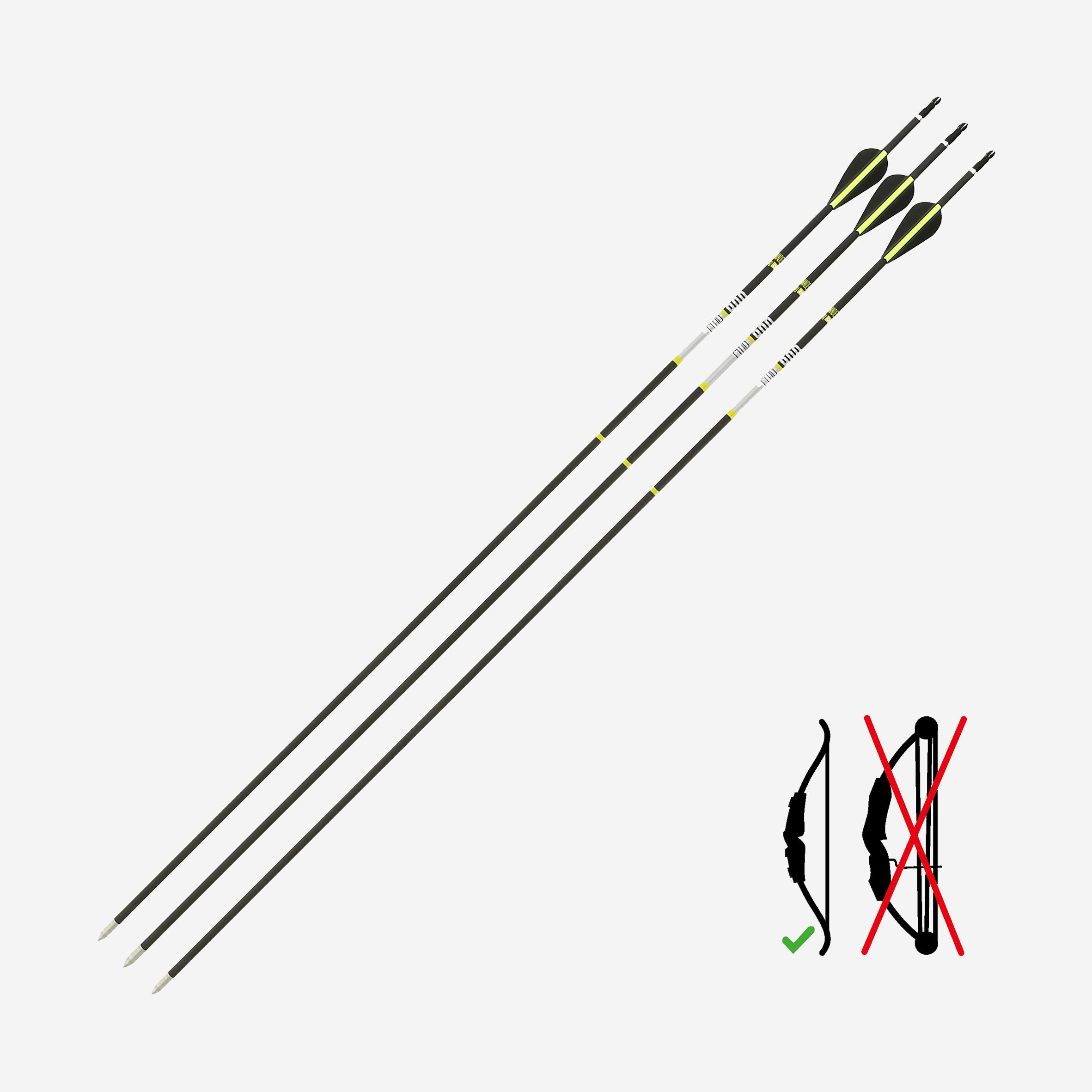 ARCHERY ARROWS CLUB 900 X3 CARBON CLASSIC BOW