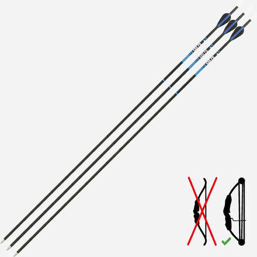 
      Carbon Arrows for Compound Bow Tri-Pack Club 500 CB
  