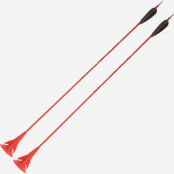 FLECHES TIR A L'ARC EASYSOFT ROUGE X2