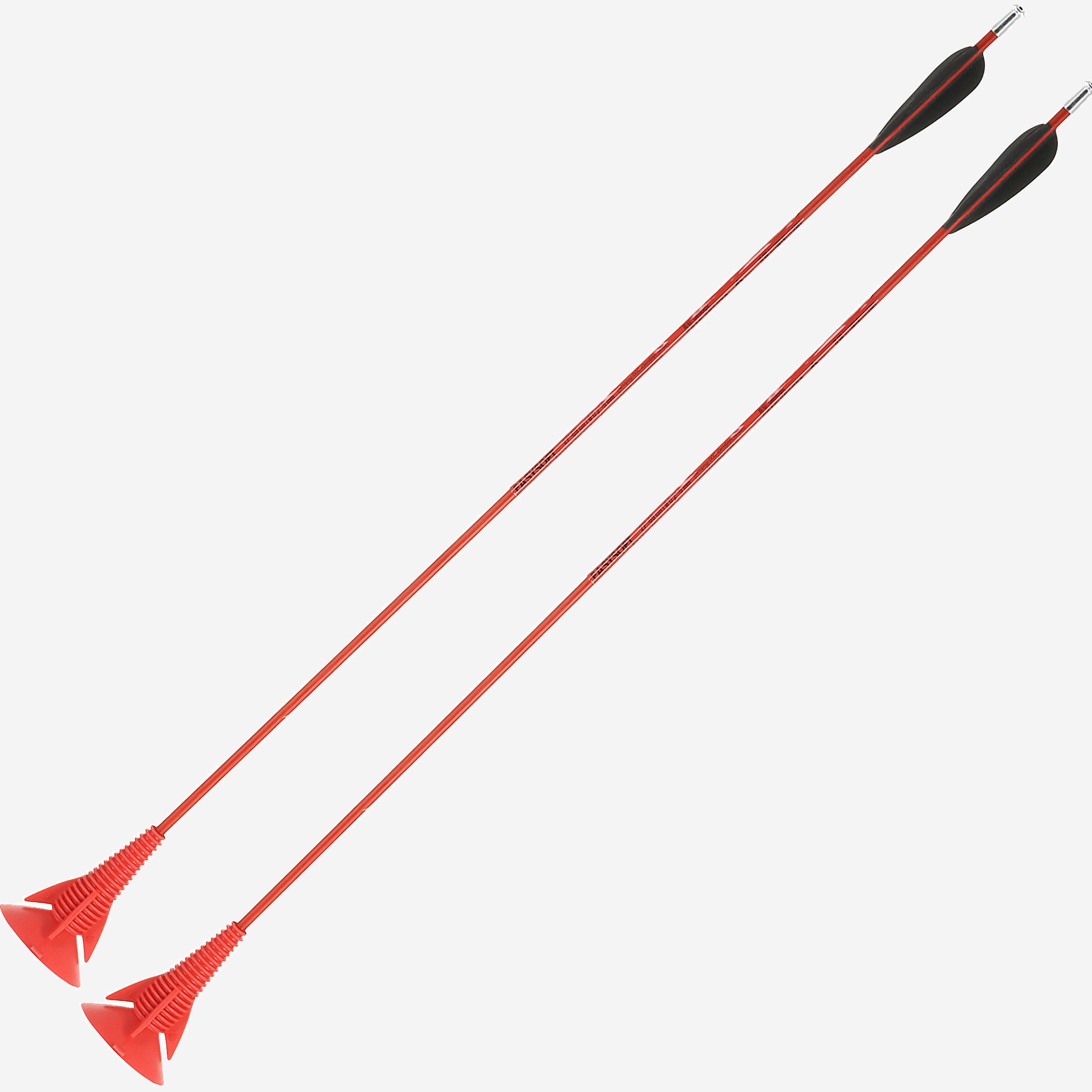 Decathlon | Frecce tiro con l’arco EASYSOFT rosse x2 |  Geologic