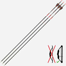 Carbon Arrows for Compound Bow Tri-Pack Club 700 CB