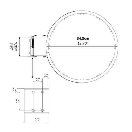 Rim for the K900 Basketball Hoop