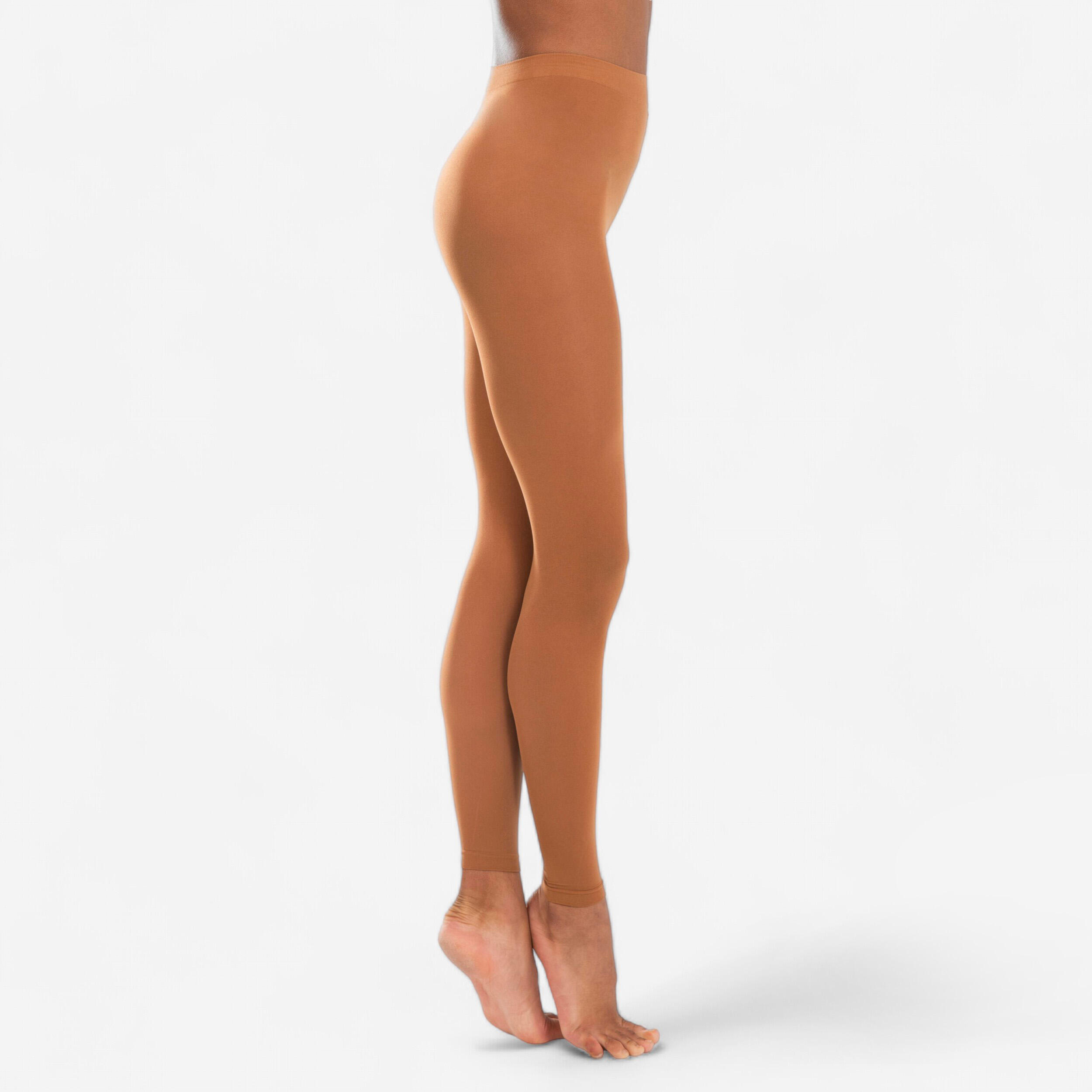 Decathlon | Collant danza classica donna senza piede marrone |  Starever