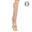 Collants de danse classique avec pieds beige fille