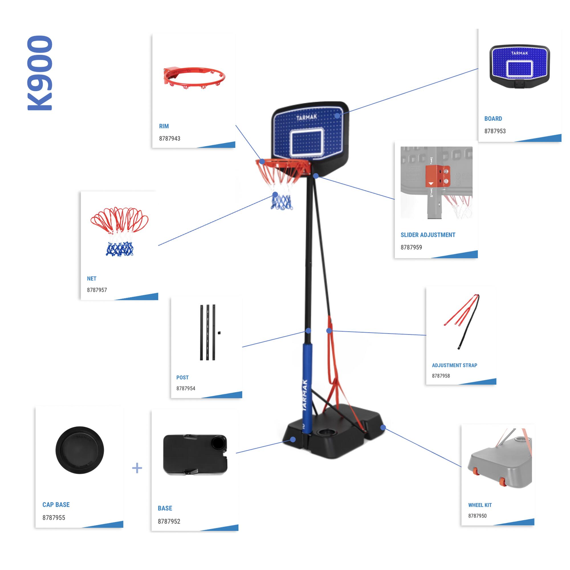 Basketball hoop - Cercle K900 Rouge