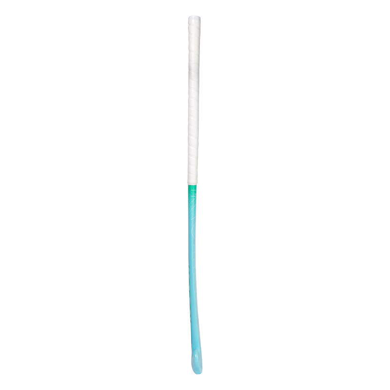 Hockeystick voor junioren mid bow glasvezel FH500 turquoise groen