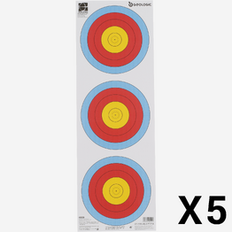 5 BLASONS TIR A L&#039;ARC TRISPOT