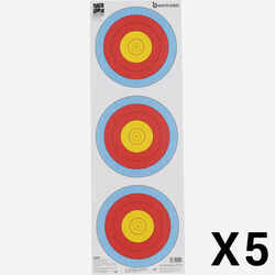 Trispot Archery Target Face x5