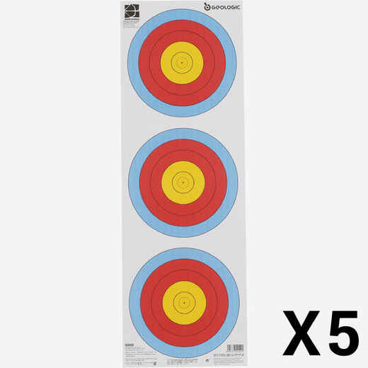 
      Trispot Archery Target Face x5
  