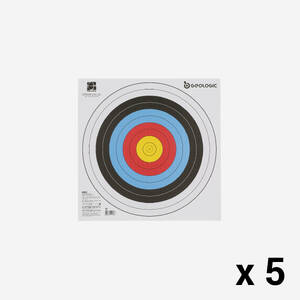 Archery Target Faces 40x40 (Pack of 5)