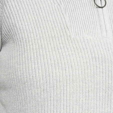 Moteriškas džemperis su pusės ilgio užtrauktuku „MW500“, pilkas