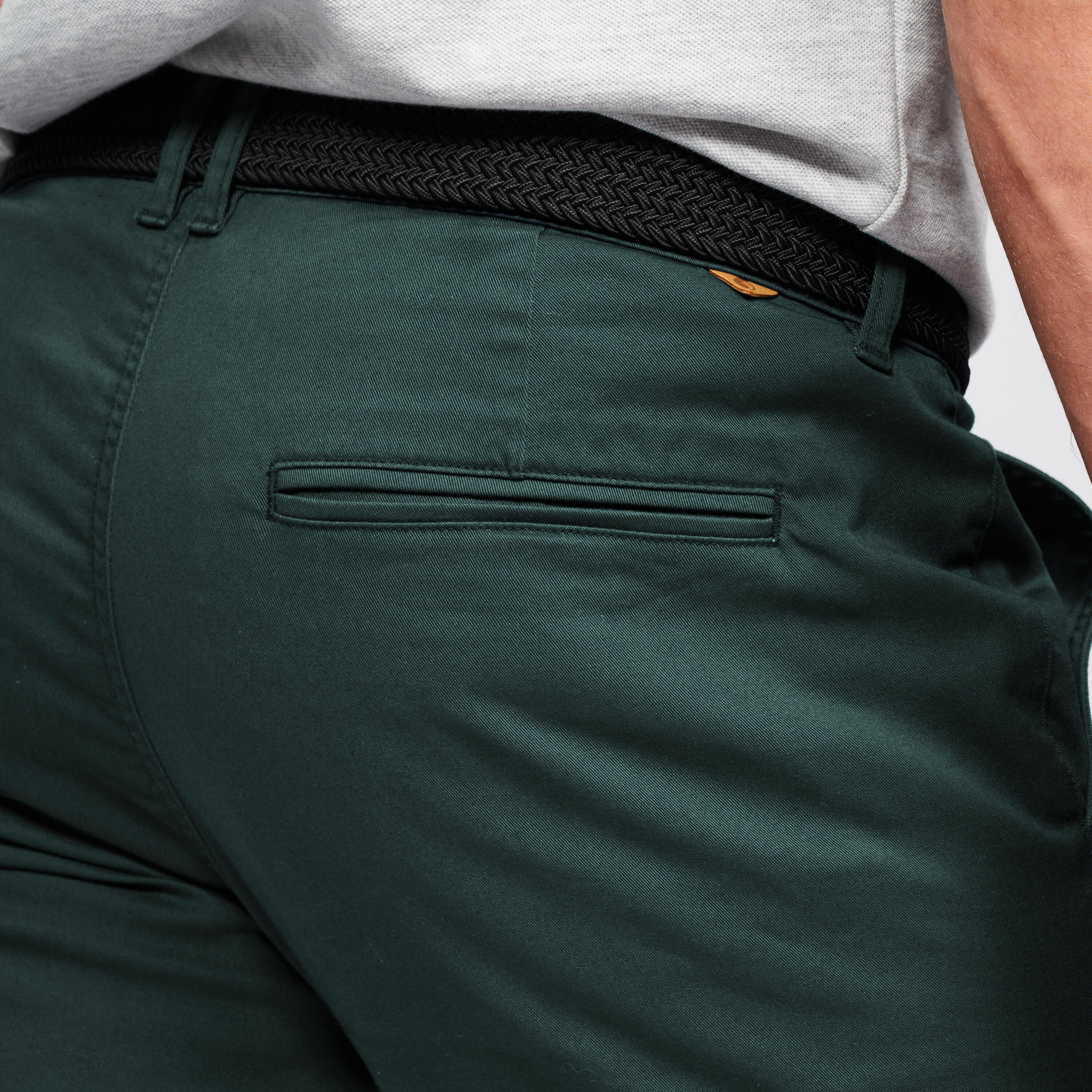 Men's golf trousers - MW500 green 4/4