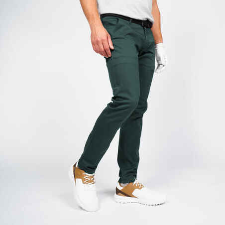Zelene moške hlače za golf MW500 