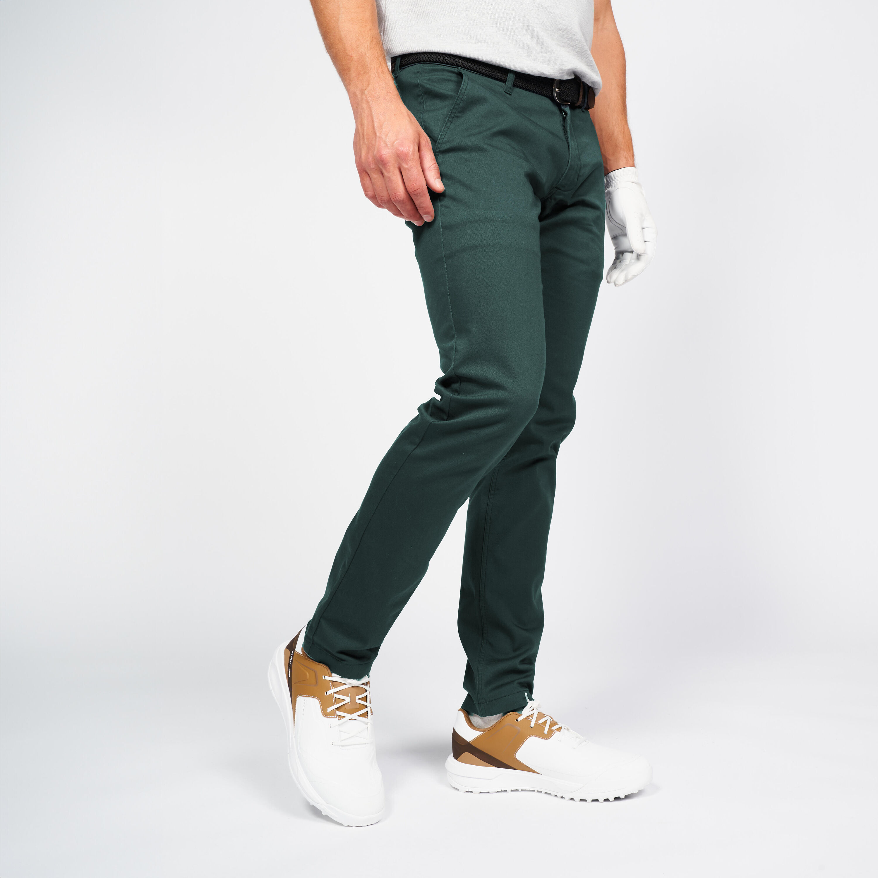 INESIS Men's golf trousers - MW500 green