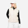 Damen Golf wattierte Weste - MW500 beige