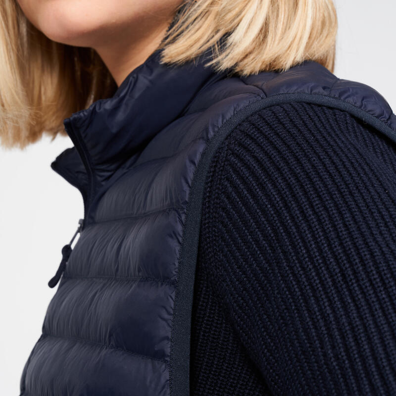 Women's Golf Sleeveless Down Jacket - MW500 Navy