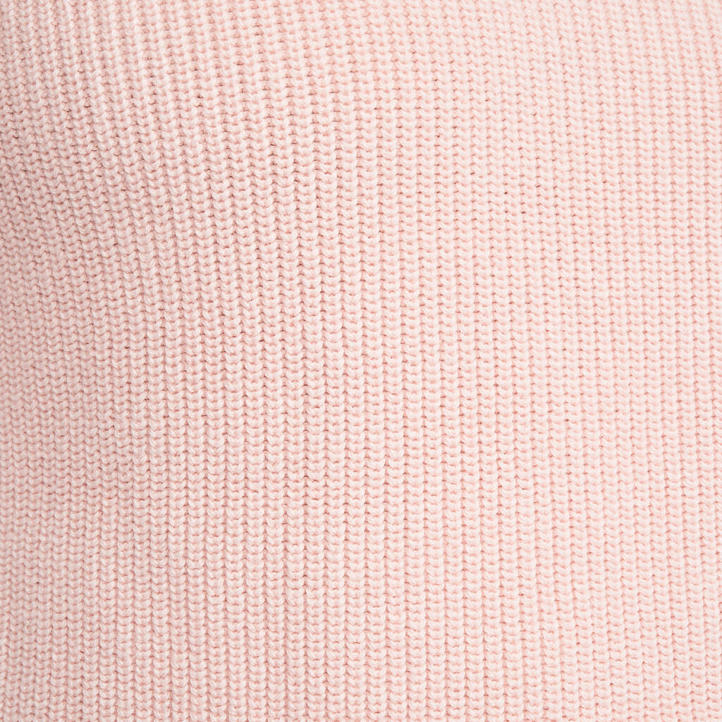 Damen Golf Pullover Kurzreissverschluss - MW500 rosa