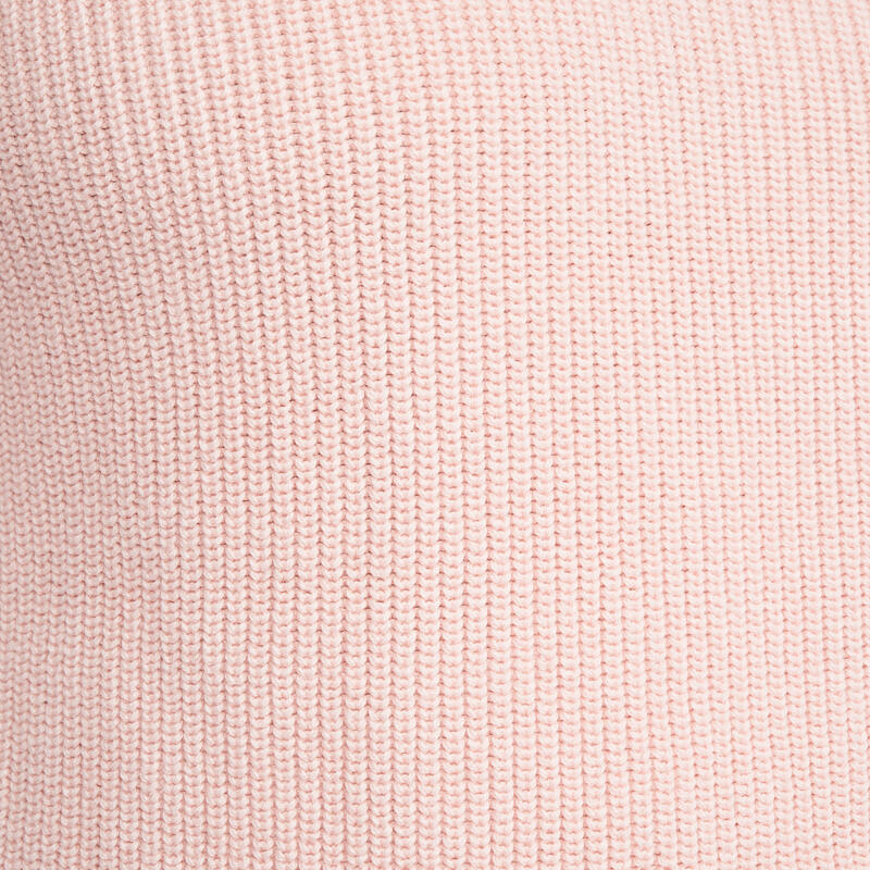 Pull golf 1/2 ZIP Femme - MW500 rose