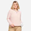 Damen Golf Pullover Kurzreissverschluss - MW500 rosa