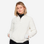 Pull golf 1/2 zip coupe-vent Femme - MW500 écru