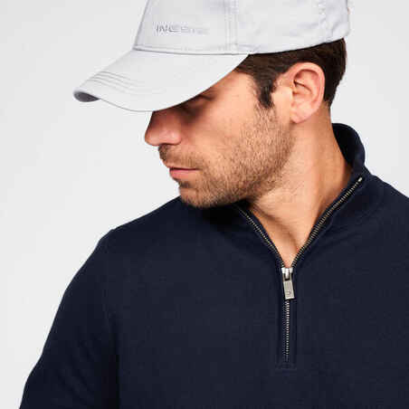 Men's 1/2 zip golf pullover - MW500 navy