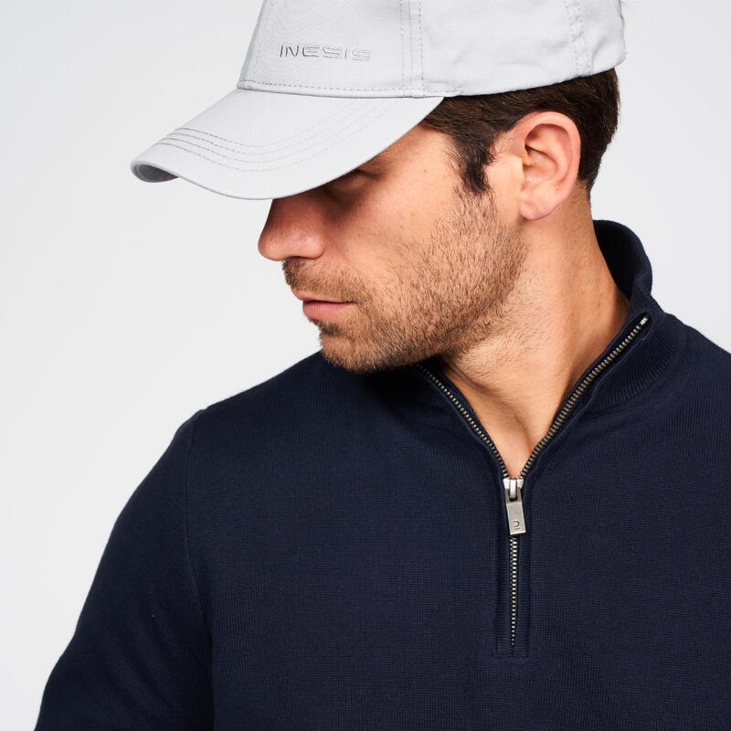 Maglione golf uomo MW 500 blu