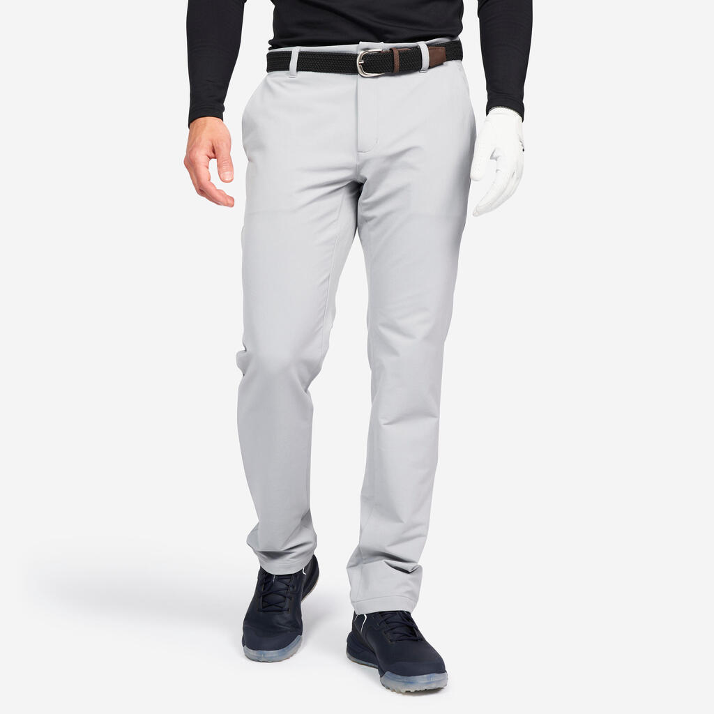 Pantalone za golf CW500 zimske muške - sive