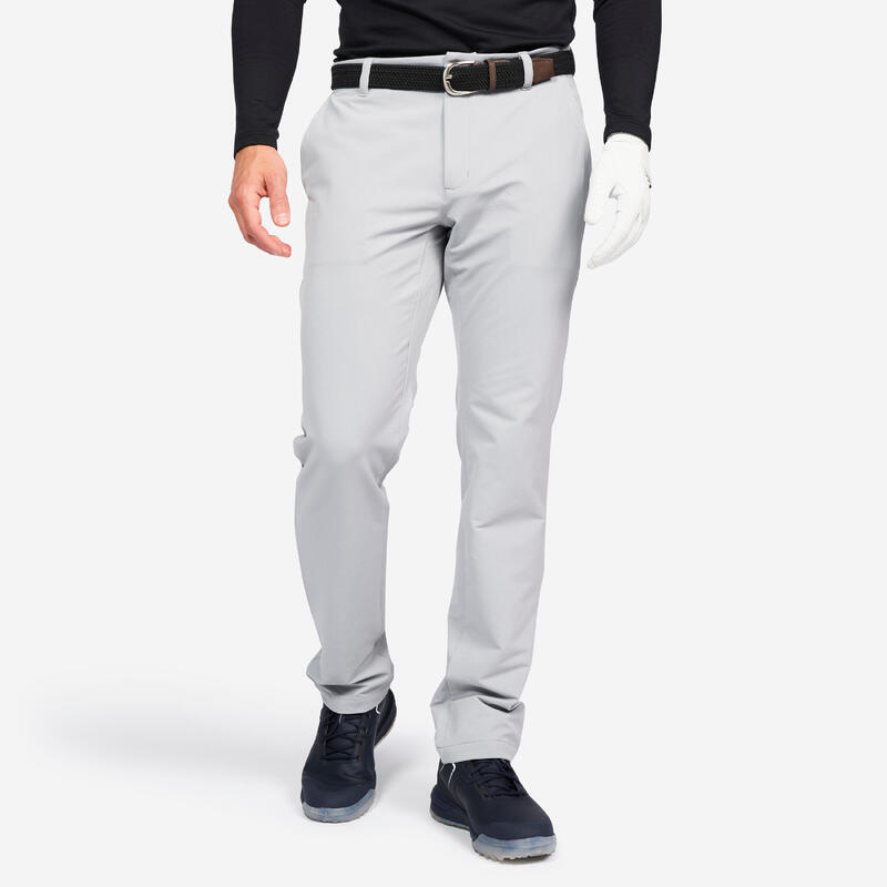 Pantaloni invernali golf uomo CW 500 grigi
