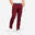 Men's golf trousers - MW500 dark red