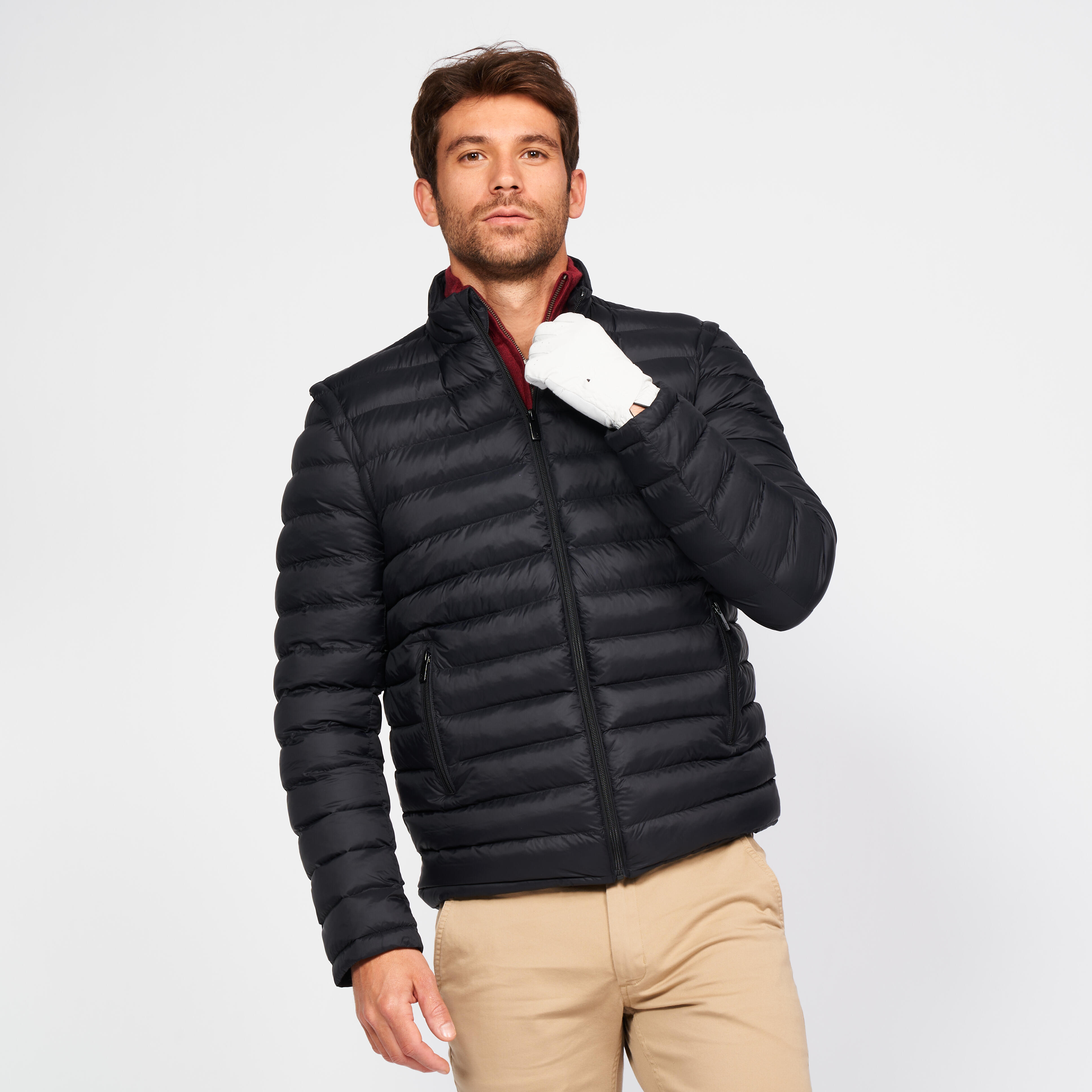 Inesis - Doudoune Golf Manches Longues Homme - Cw900 Heatflex Noir - Doudoune Synthétique - Golf - Noir - 40m - Decathlon