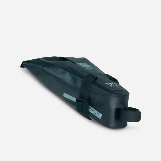 Borsa sottosella impermeabile IPX4 12L nera