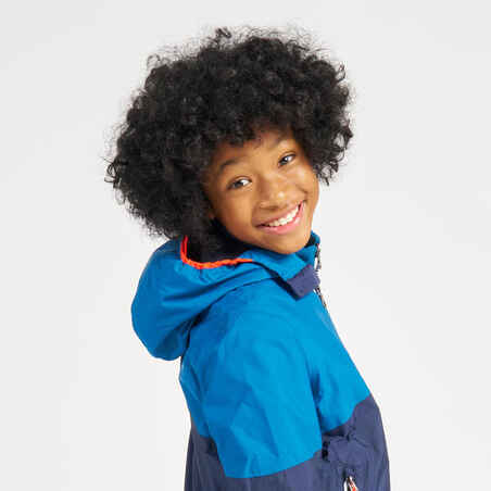 Kid's Waterproof Sailing Jacket 100 - Navy blue