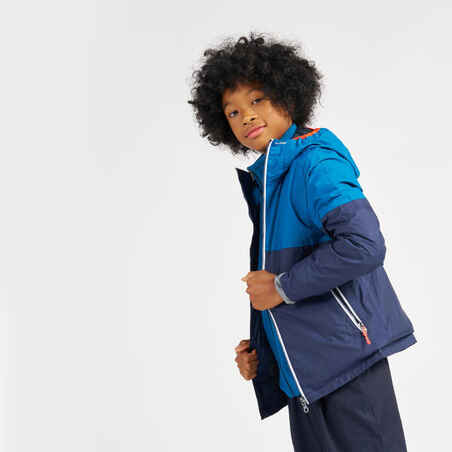 Kid's Waterproof Sailing Jacket 100 - Navy blue