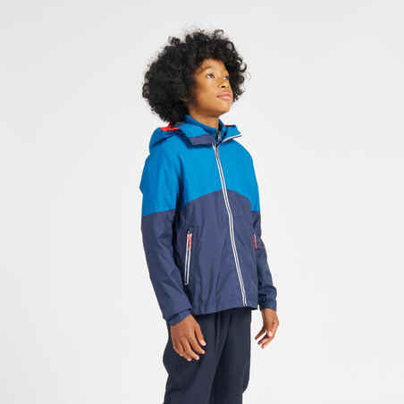 Kids' waterproof sailing jacket 100 - Navy blue